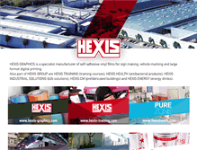 Tablet Screenshot of hexisgroup.com